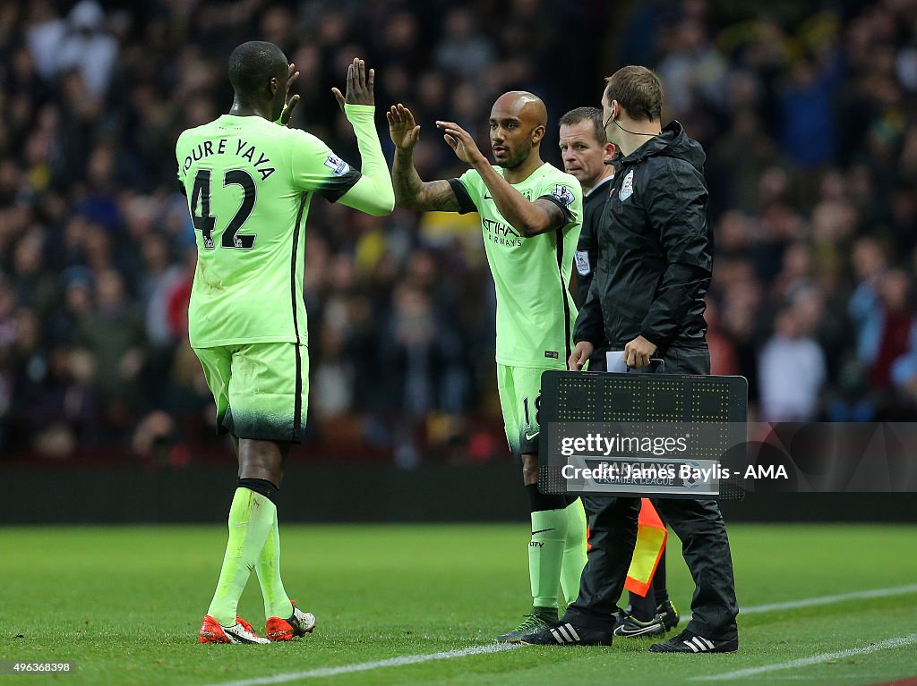 Aston Villa v Manchester City - Premier League