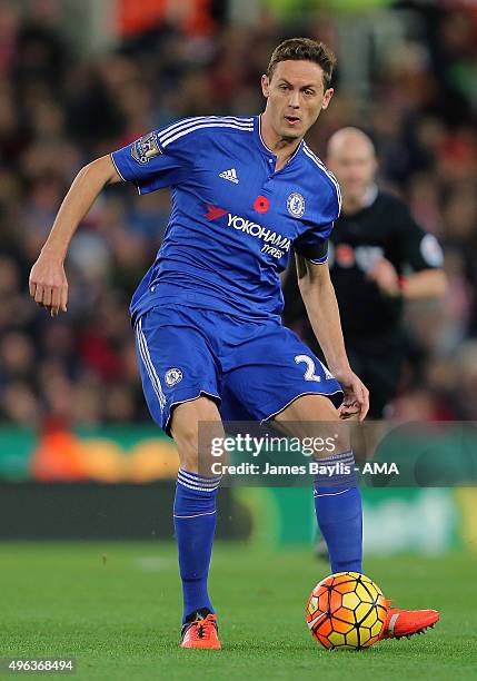 Nemanja Matic of Chelsea during the Barclays Premier League match between Stoke City and Chelsea at Britannia Stadium on November 7, 2015 in Stoke on...