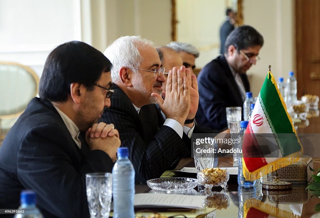 Belgian Foreign Minister Didier Reynders in Iran