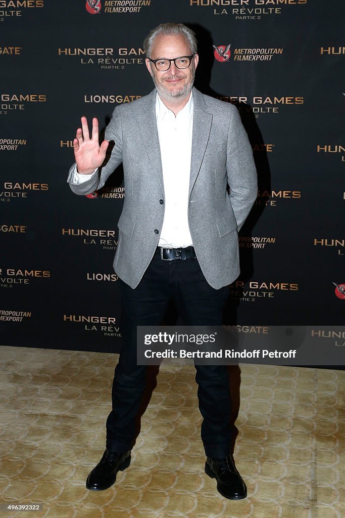 The Hunger Games: Mockingjay Part 2 Paris : Photocall At Hotel Plazza Athenee