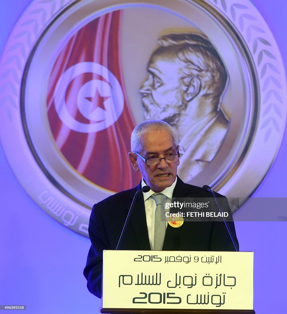 TUNISIA-NOBEL-CEREMONY