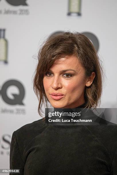 Natalia Avelon arrives at the GQ Men of the year Award 2015 at Komische Oper on November 5, 2015 in Berlin, Germany.