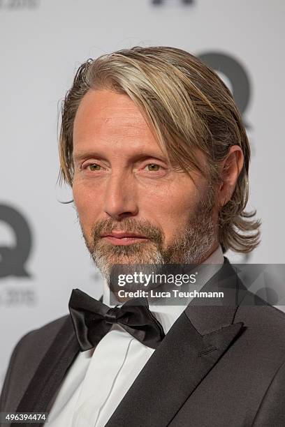 Mads Mikkelsen arrives at the GQ Men of the year Award 2015 at Komische Oper on November 5, 2015 in Berlin, Germany.