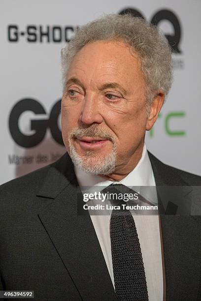 Tom Jones arrives at the GQ Men of the year Award 2015 at Komische Oper on November 5, 2015 in Berlin, Germany.