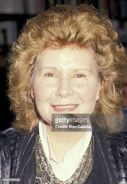 Jane Wagner attends Fannie Flagg Book Party on November 10, 1987 at Hunter's Book in Beverly Hills, California.
