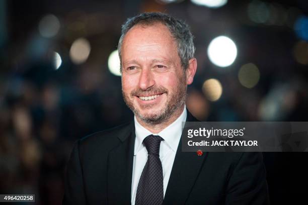 British director Anthony Wonke poses on arrival for the world premiere of the film Ronaldo in central London on November 9, 2015.