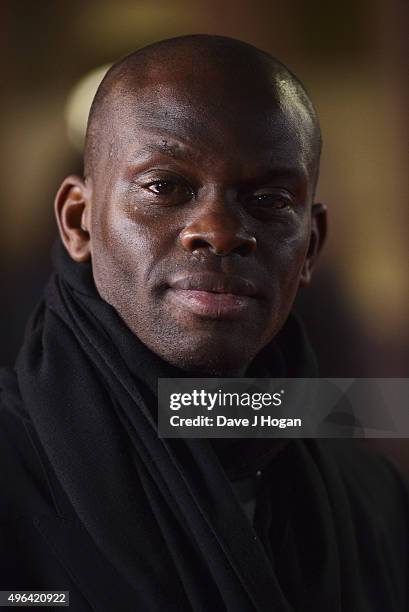 Louis Saha attends the World Premiere of "Ronaldo" at Vue West End on November 9, 2015 in London, England.