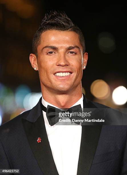 Cristiano Ronaldo attends the World Premiere of "Ronaldo" at Vue West End on November 9, 2015 in London, England.