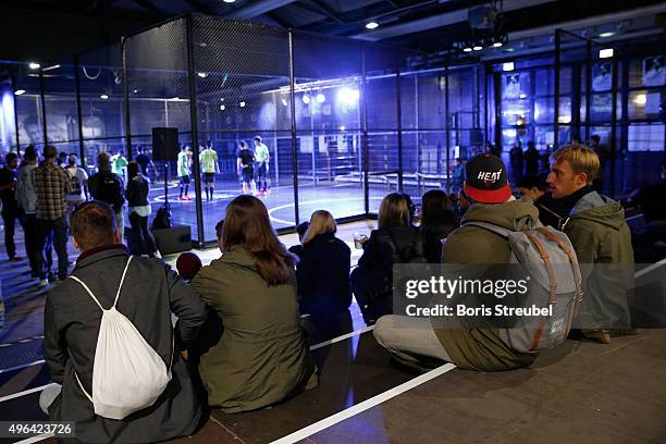 General view at the adidas presentation of new DFB home jersey for UEFA EURO 2016 at The Base on November 9, 2015 in Berlin, Germany.