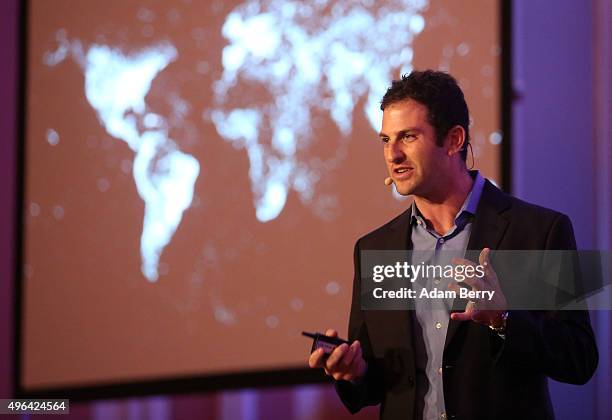 Jared Cohen, the founder and director of Google Ideas and Adjunct Senior Fellow at the Council on Foreign Relations, speaks on November 9, 2015 in...