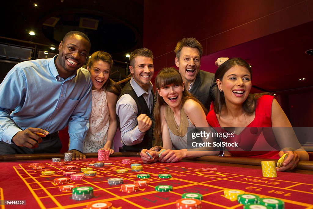 Friends Playing Roulette