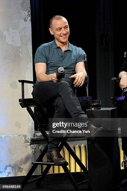 James McAvoy attends AOL BUILD Speaker Series: "Victor Frankenstein" at AOL Studios In New York on November 9, 2015 in New York City.