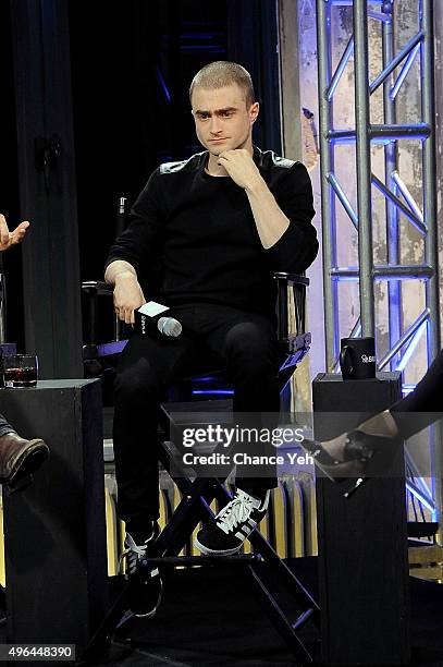 Daniel Radcliffe attends AOL BUILD Speaker Series: "Victor Frankenstein" at AOL Studios In New York on November 9, 2015 in New York City.