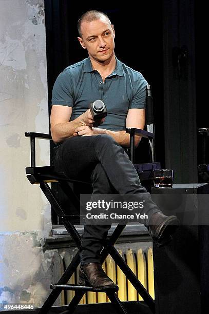 James McAvoy attends AOL BUILD Speaker Series: "Victor Frankenstein" at AOL Studios In New York on November 9, 2015 in New York City.