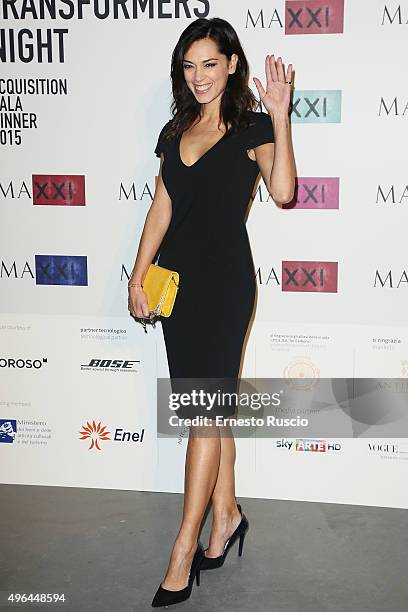 Giorgia Surina attends the MAXXI Acquisition Gala Dinner at Maxxi Museum on November 9, 2015 in Rome, Italy.