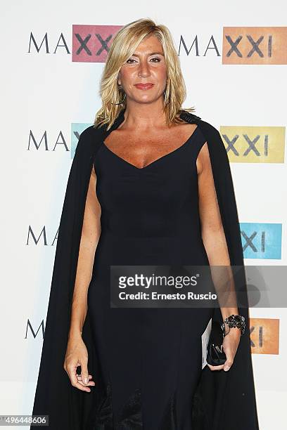 Myrta Merlino attends the MAXXI Acquisition Gala Dinner at Maxxi Museum on November 9, 2015 in Rome, Italy.