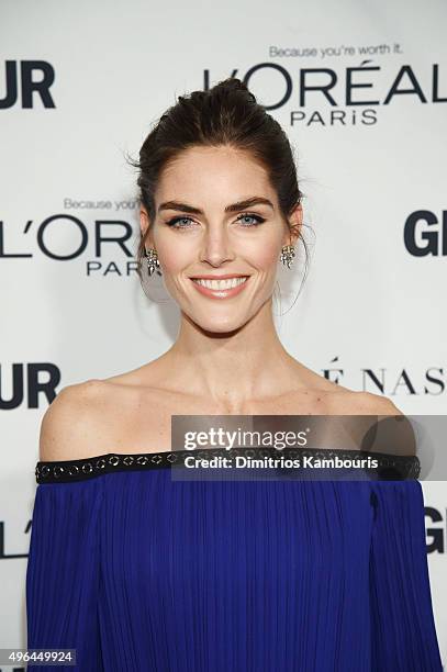 Model Hilary Rhoda attends 2015 Glamour Women Of The Year Awards at Carnegie Hall on November 9, 2015 in New York City.