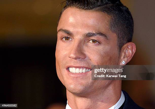 Cristiano Ronaldo attends the World Premiere of "Ronaldo" at Vue West End on November 9, 2015 in London, England.