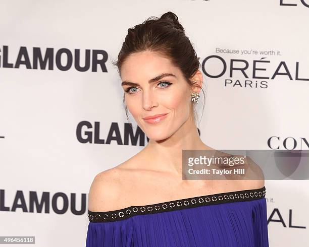 Model Hilary Rhoda attends Glamour's 25th Anniversary Women Of The Year Awards at Carnegie Hall on November 9, 2015 in New York City.