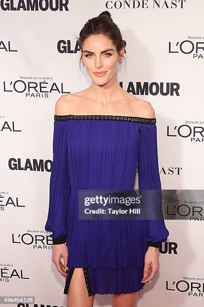 Model Hilary Rhoda attends Glamour's 25th Anniversary Women Of The Year Awards at Carnegie Hall on November 9, 2015 in New York City.