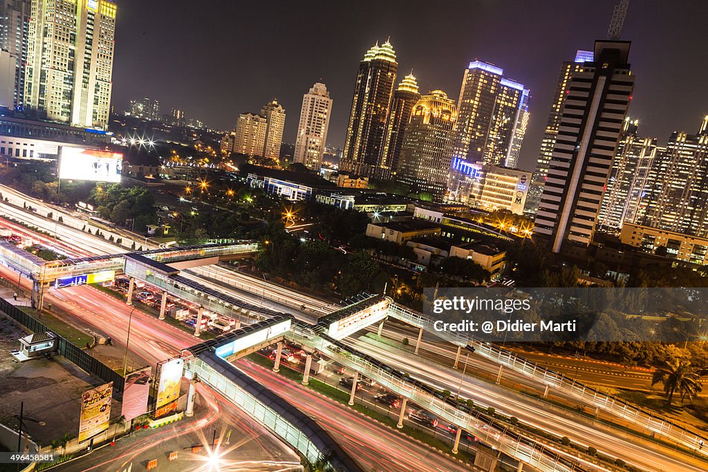 Jakarta by night