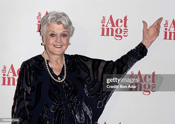 Actress Angela Lansbury attends the 2015 Acting Company Fall Gala at Capitale on November 9, 2015 in New York City.