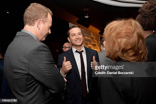 Entertainment chairman Robert Greenblatt, actor Jesse Lee Soffer and Executive Producer Danielle Gelber attend the premiere party for NBC's 'Chicago...