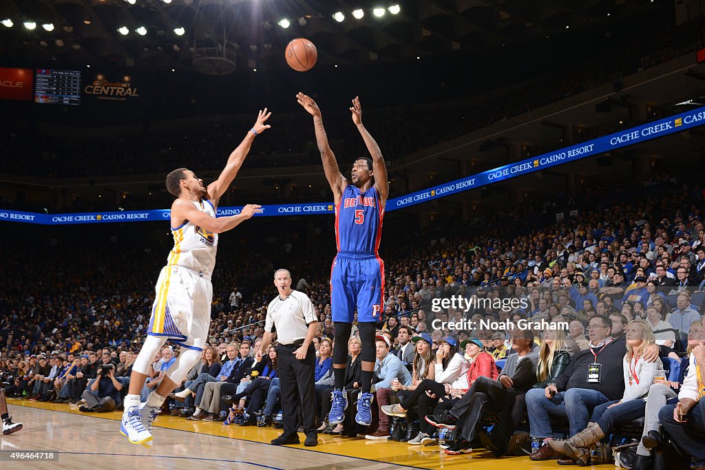 Detroit Pistons v Golden State Warriors