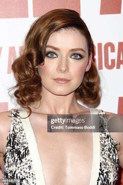 Actress Sarah Bolger attends the premiere of Clarius Entertainment's "My All American" held at The Grove on November 9, 2015 in Los Angeles,...