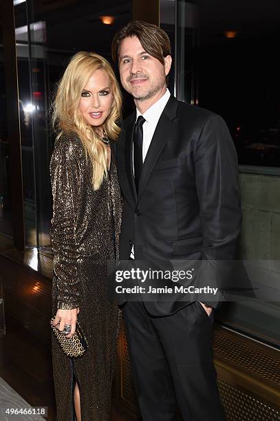 Designer Rachel Zoe and Rodger Berman attend the 2015 Glamour Women of The Year Awards dinner hosted by Cindi Leive at The Rainbow Room on November...