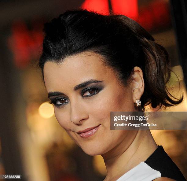 Actress Cote de Pablo arrives at the AFI FEST 2015 Presented By Audi Centerpiece Gala Premiere of "The 33" at TCL Chinese Theatre on November 9, 2015...