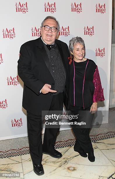 David Schramm and Margot Harley attend the 2015 Acting Company Fall Gala at Capitale on November 9, 2015 in New York City.