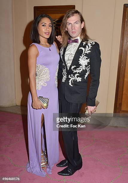 Actress Josephine Jobert dressed by Christophe Guillarme attend '23rd Gala Pour L'Espoir 2015' Auction Show To Benefit Against Cancer Associations at...