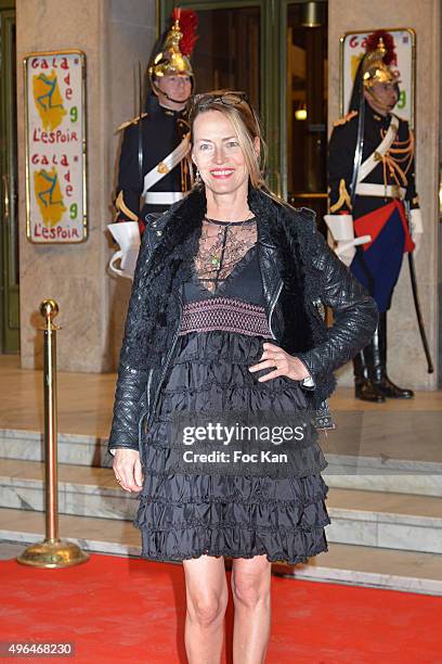 Actress Gabrielle Lazure attends '23rd Gala Pour L'Espoir 2015' Auction Show To Benefit Against Cancer Associations at Theatre des Champs Elysees on...