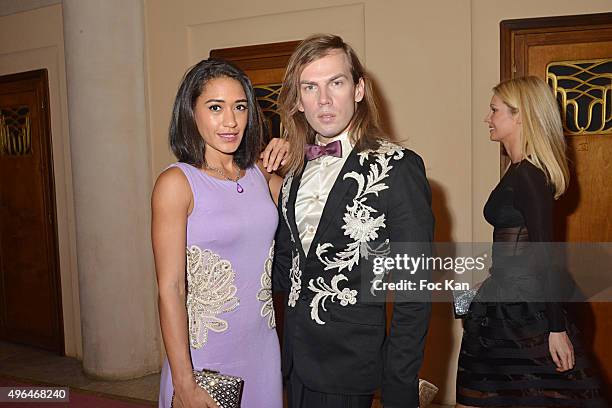 Actress Josephine Jobert dressed by Christophe Guillarme attend '23rd Gala Pour L'Espoir 2015' Auction Show To Benefit Against Cancer Associations at...