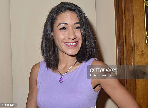 Actress Josephine Jobert dressed by Christophe Guillarme attends '23rd Gala Pour L'Espoir 2015' Auction Show To Benefit Against Cancer Associations...