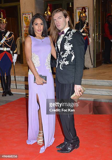 Actress Josephine Jobert dressed by Christophe Guillarme attend '23rd Gala Pour L'Espoir 2015' Auction Show To Benefit Against Cancer Associations at...