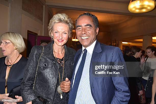 Anne de Bourbon Siciles and lawyer Alex Ursulet attend '23rd Gala Pour L'Espoir 2015' Auction Show To Benefit Against Cancer Associations at Theatre...