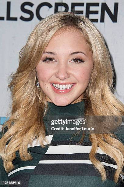 Actress Audrey Whitby arrives at the Fullscreen Films presents the premiere of "The Outfield" at AMC CityWalk Stadium 19 at Universal Studios...