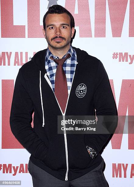 Producer Charlie Ebersol attends the Premiere Of Clarius Entertainment's 'My All American' at The Grove on November 9, 2015 in Los Angeles,...