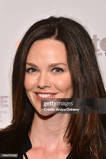 Lydia Hull attends the Screening of Lionsgate's "Heist" at Sundance Cinemas on November 9, 2015 in West Hollywood, California.