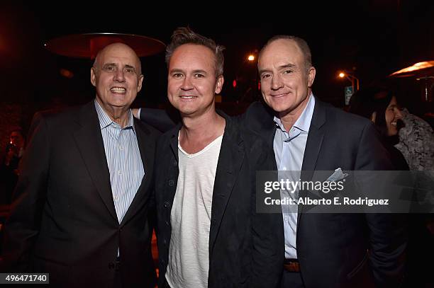 Actor Jeffrey Tambor, Head of Amazon Video Roy Price and actor Bradley Whitford attend the after party for the Premiere Of Amazon's 'Transparent'...