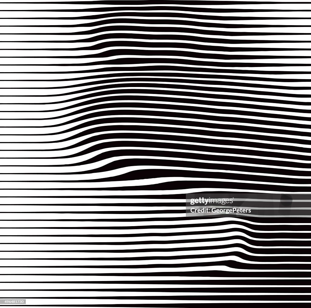 Halftone Pattern of Rippled and Wavy Lines