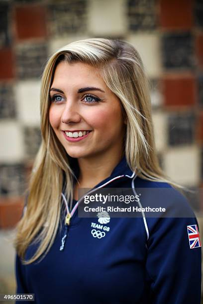 Amber Hill poses for a portrait during the Team GB announcement of the Shooting Team for Rio 2016 Olympic Games at Bisham Abbey on November 10, 2015...