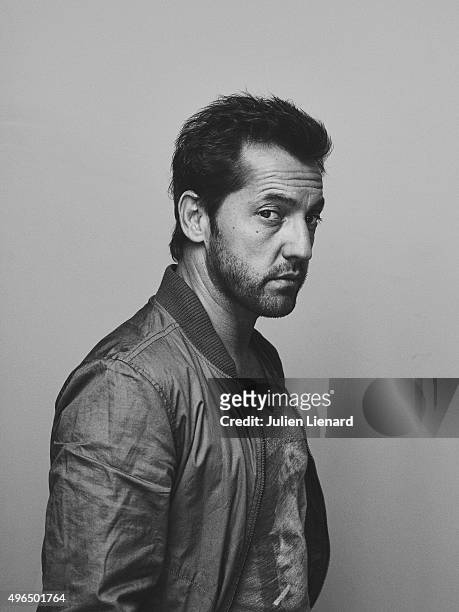 Actor Frederic Diefenthal is photographed for Self Assignment on October 5, 2015 in Namur, Belgium.