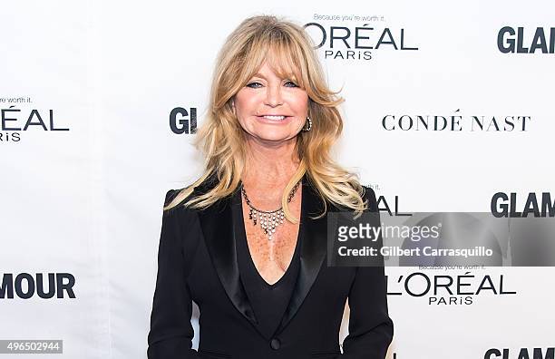 Actress/director/producer Goldie Hawn attends Glamour's 25th Anniversary Women Of The Year Awards at Carnegie Hall on November 9, 2015 in New York...