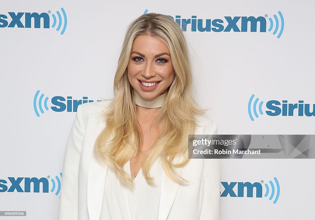 Studio Stassi Stassi Schroeder visits at SiriusXM Studios on November 10, 2015 in ...