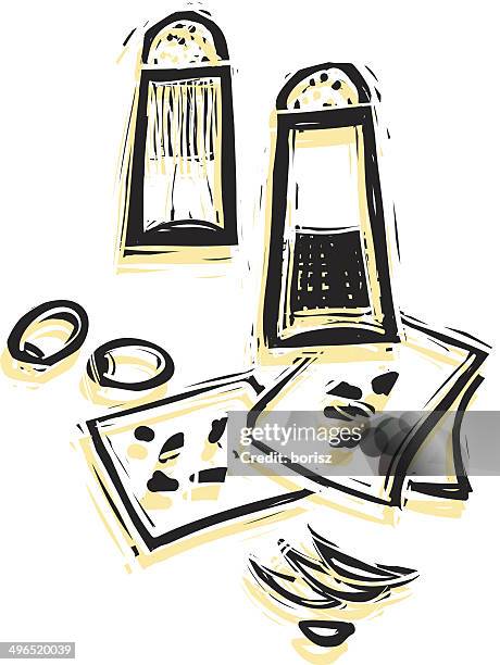 spices - brunch background stock illustrations