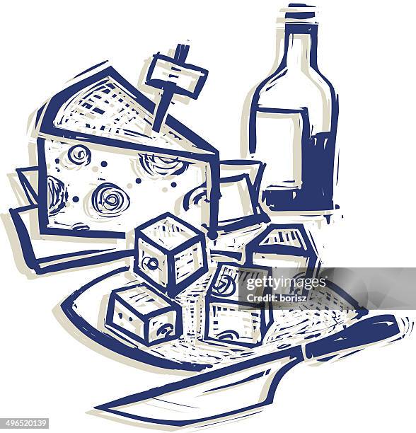 fine cheese - cheese background stock illustrations