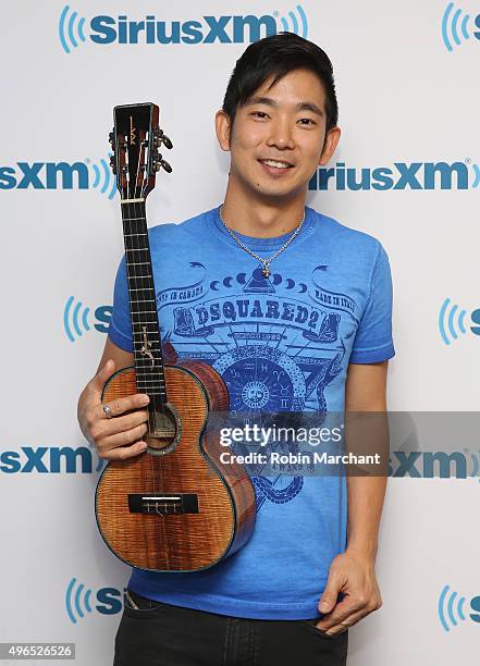 Jake Shimabukuro visits at SiriusXM Studios on November 10, 2015 in New York City.